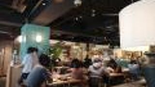 モチモチとしたパスタ