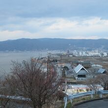 諏訪湖の眺望