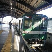 西新井大師は駅を降りてすぐ