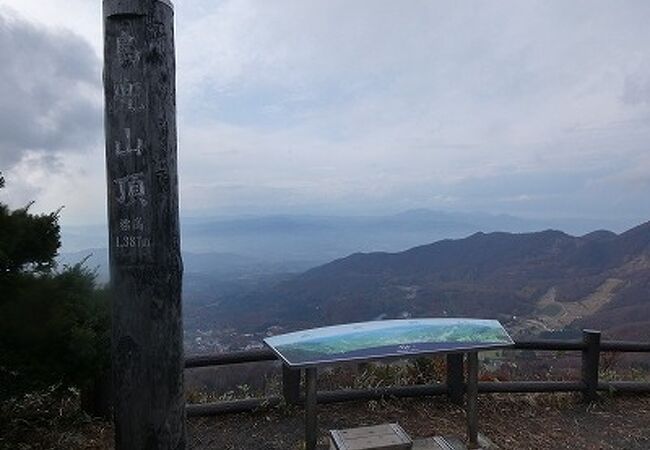 月山や朝日連峰など一望に