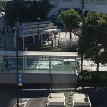大崎駅西口バスターミナルの全景