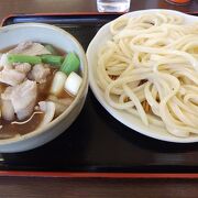 肉汁うどんでお腹一杯