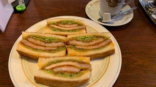元祖ロースかつサンドが美味しい老舗喫茶店
