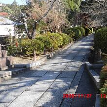 参道を奥に行き、歓談を上がって更に奥に上ります