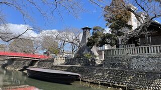 水門川になごむ散歩道