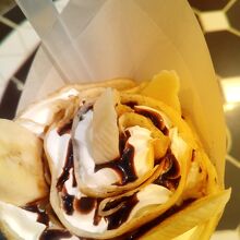 バナナチョコレートホイップクリーム