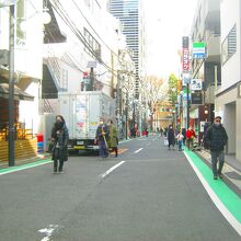 通りの様子です。