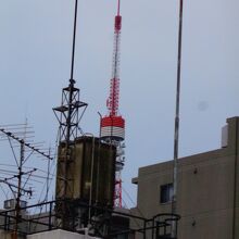 東京タワーがちょっとだけ見える
