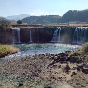 実際に見ると、高さあり、流量も多かった