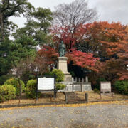 彦根城に面した公園