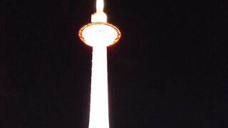 京都駅おりて正面にみえる