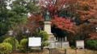 彦根城に面した公園