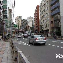 目黒新橋からの景観です。