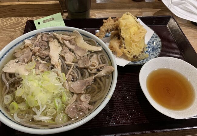 げそ天肉そば