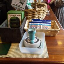 売店に記念スタンプ