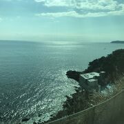 東海道線、相模湾絶景