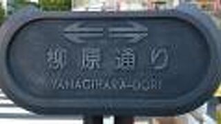 神田川の南側を東西に結ぶ商店街