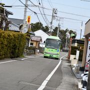 徳島市内はバスが頼りです