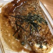 「一銭洋食」落ち着いた雰囲気、なんとも居心地の良いお店