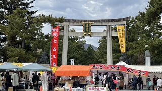 色々な種類の露店