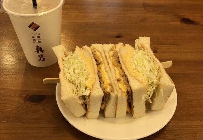 台湾のサンドイッチ。