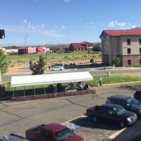 廊下から見える景色