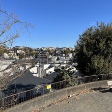 公園からの戸塚の街並み