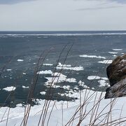 流氷がぷかぷか浮いてました