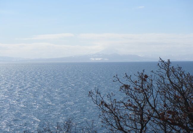 視界が良ければ函館の駒ケ岳が見える
