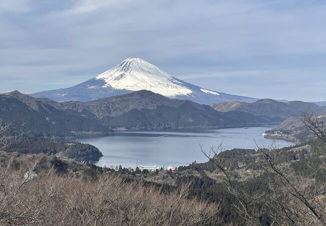 富士山と芦ノ湖を一望