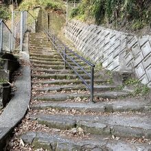それではスタート 城山階段①
