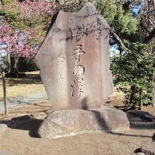 菅原神社井手の沢古戦場の碑