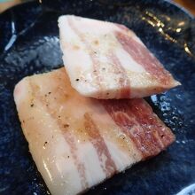 あぐー豚バラ、甘みがあった