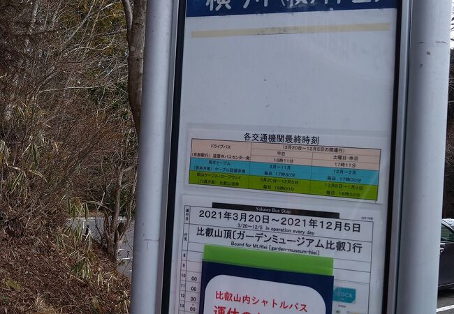 冬季運休【比叡山シャトルバス】横川、西塔