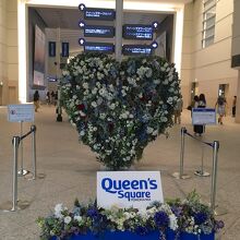 花飾りのフォトスポット