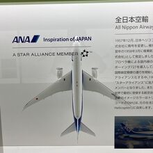 特待航空券で ANA