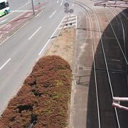 ターミナル駅たる豊橋駅の駅前から伸びる通り