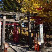 鶴ヶ城の敷地内にある稲荷神社