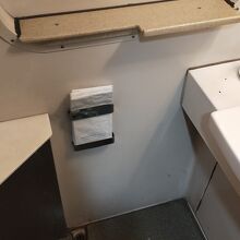 洗面台備え付けのエチケット袋
