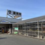 道の駅みなのの農産物直売所は割と大きめ