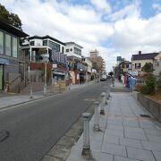 北野異人館街を東西に走る道