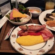 グランヴィア宿泊の朝食