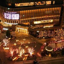 ライトアップも綺麗