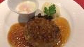 駅ナカでハンバーグ