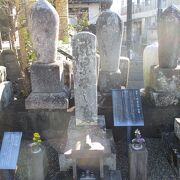 滝廉太郎のお墓はご両親と一緒でした。