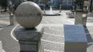 日米和親条約締結の地が広場になっています。