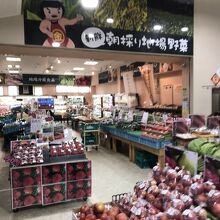 農産物がいっぱい