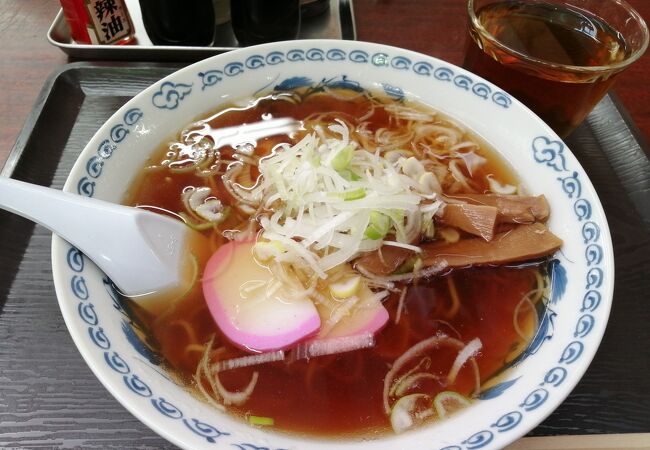 昔ながらのあっさり醤油味ラーメン