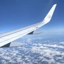 ポルト行きのルフトハンザ便