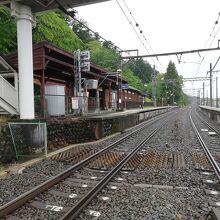 東武鉄道日光線上今市駅のホーム